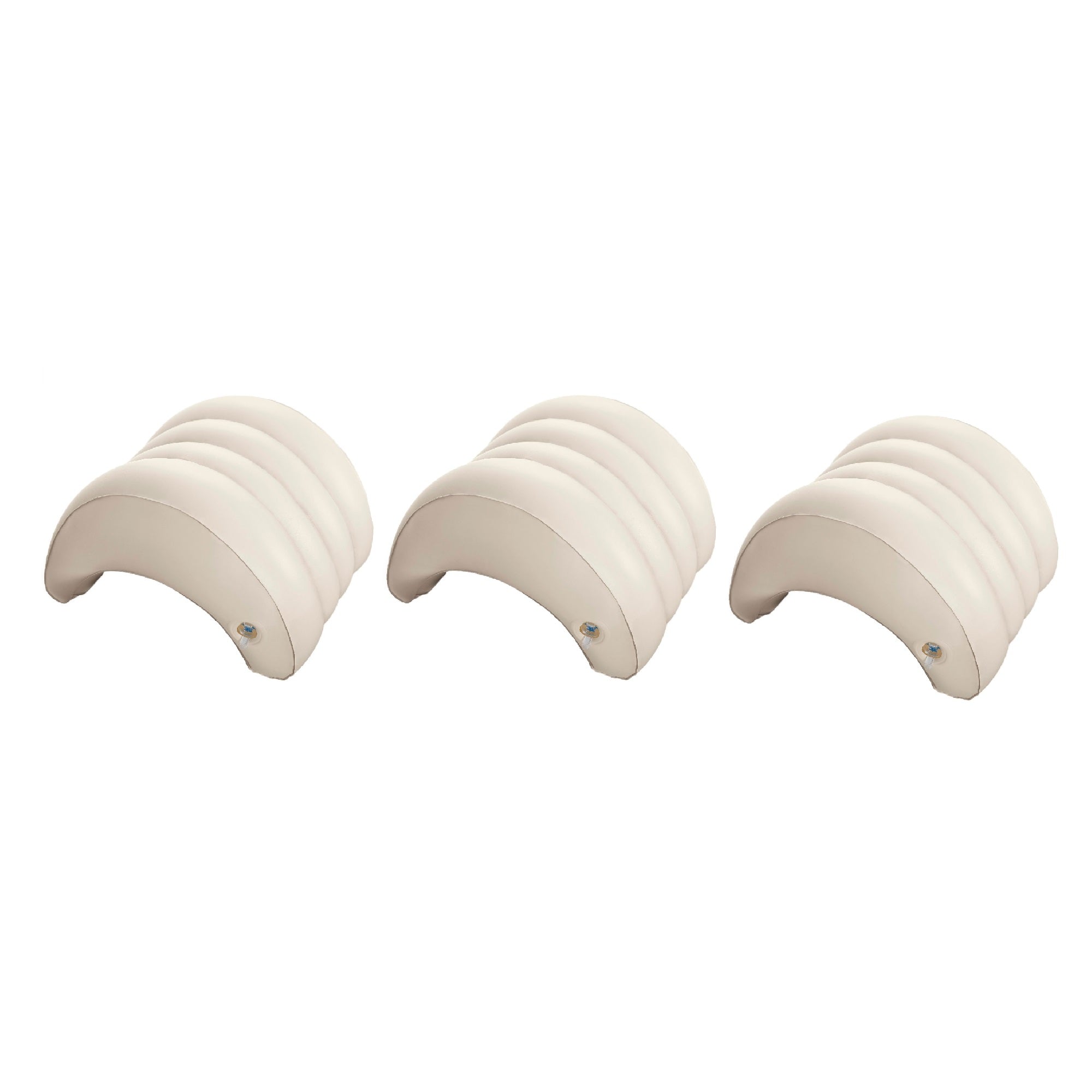 Intex Hot Tub Removable Inflatable Lounge Headrest Pillow Spa Accessory (3 Pack)