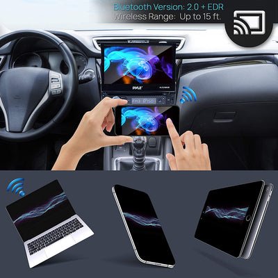 Pyle PLTS78DUB 7" TOUCH SCREEN CD/DVD/MP3 Car Player w/ AUX Receiver & Bluetooth