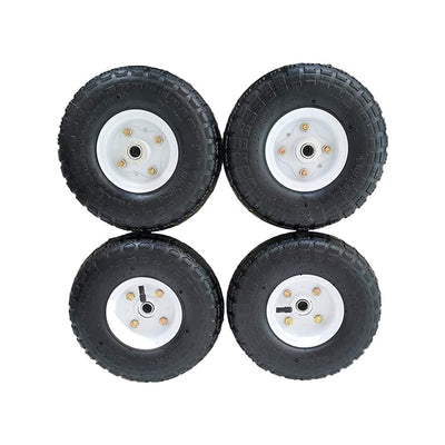 SLT Gdpodts 3.50-4 Inch Pneumatic Rubber Utility Tires, Set of 4 (Open Box)