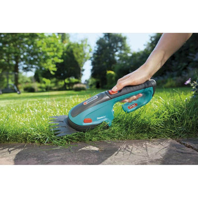 Gardena 3" Cordless Lithium-Ion Classic Cut Grass Shears, Blue (Open Box)