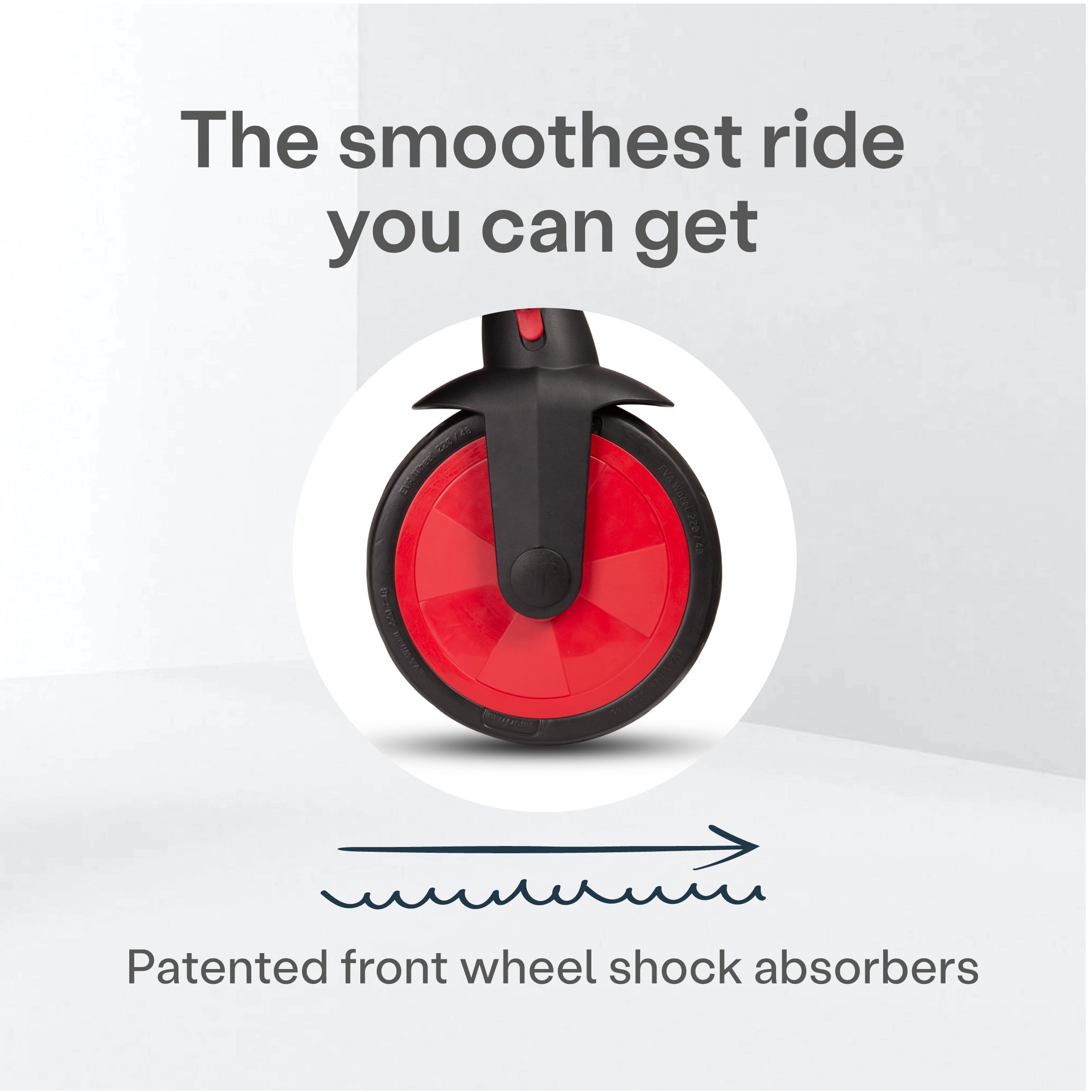 smarTrike STR7 6 in 1 Pushchair, Stroller, and Tricycle for 6-36 Months, Red
