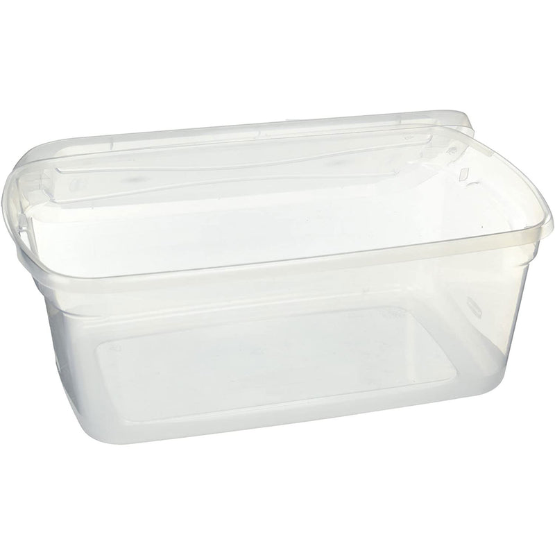 Rubbermaid Cleverstore (6) 30 Qt & (12) 6 Qt Plastic Storage Tote Container