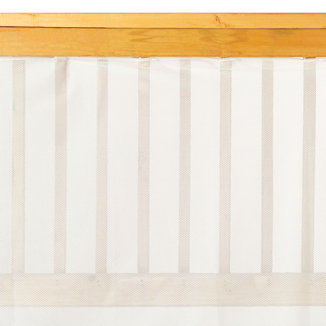 KidCo 15in Stretchy See-Through Mesh Protective Railing Guard, White (Open Box)