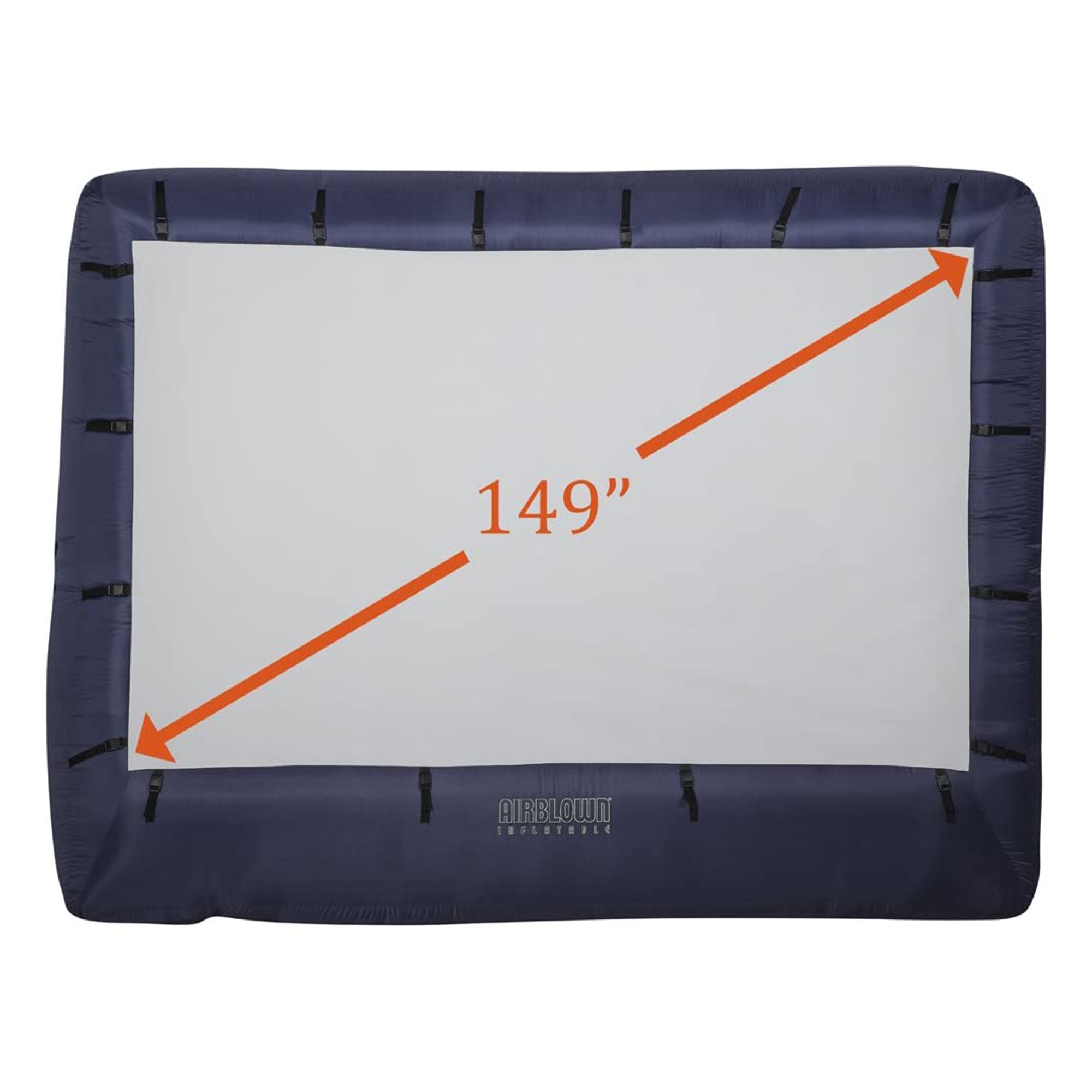 Gemmy Self Inflating Widescreen 123 Inch x 70 Inch Projection Screen (Used)