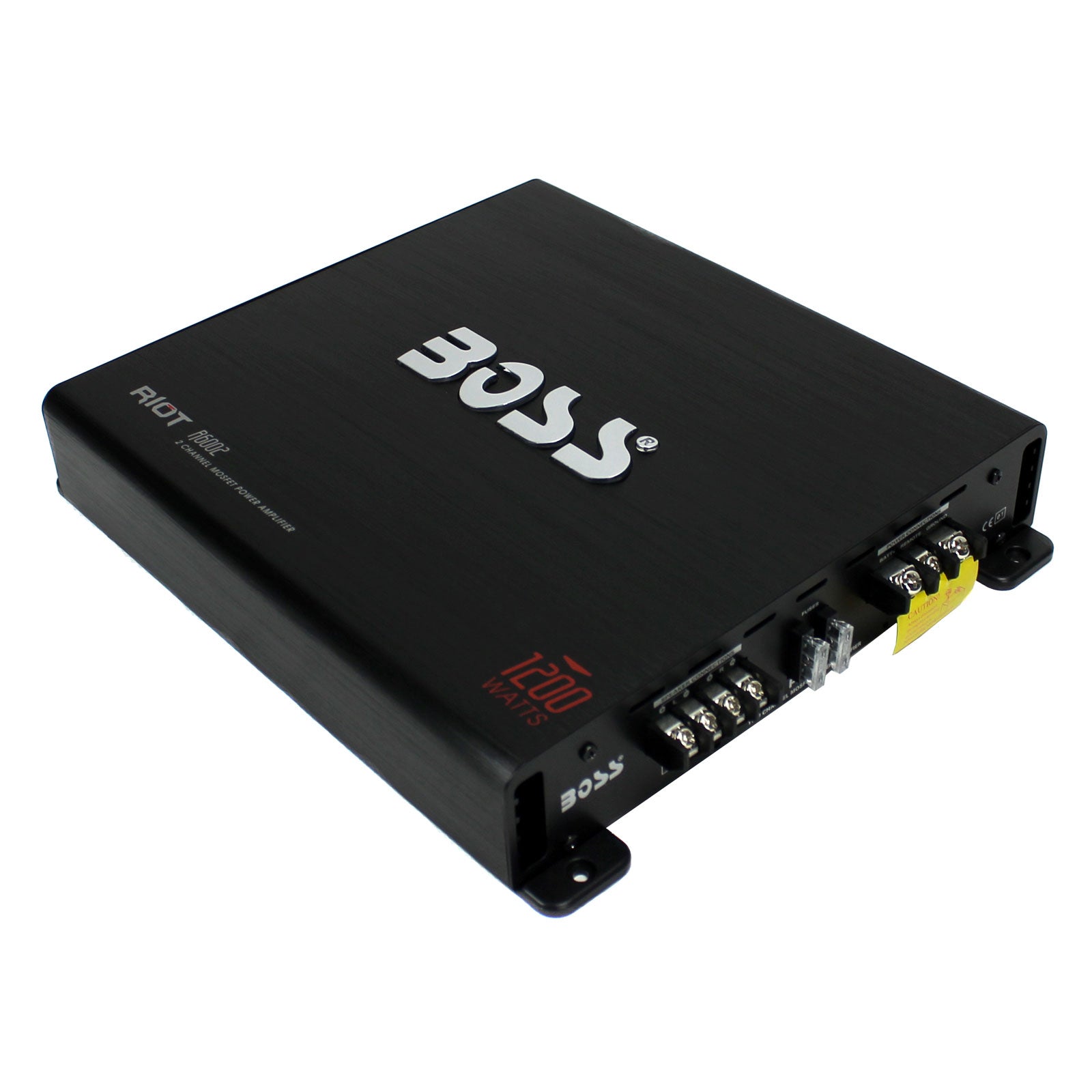 BOSS Audio R6002 1200W 2-Channel MOSFET Car Audio Amplifier Amp+Remote (4 Pack)
