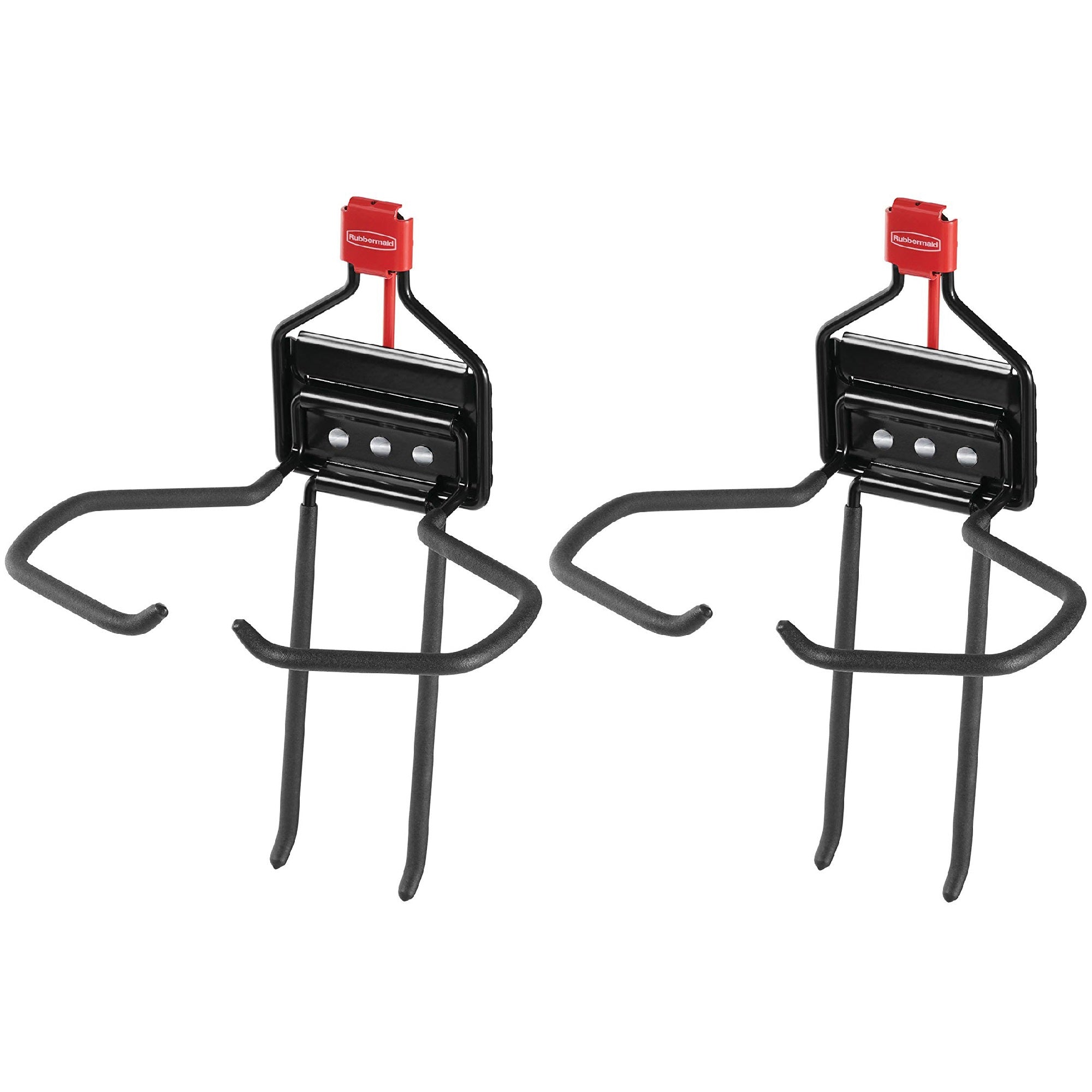 Rubbermaid Storage Shed Space Saving Large Mounted Power Tool Holder (2 Pack) - VMInnovations