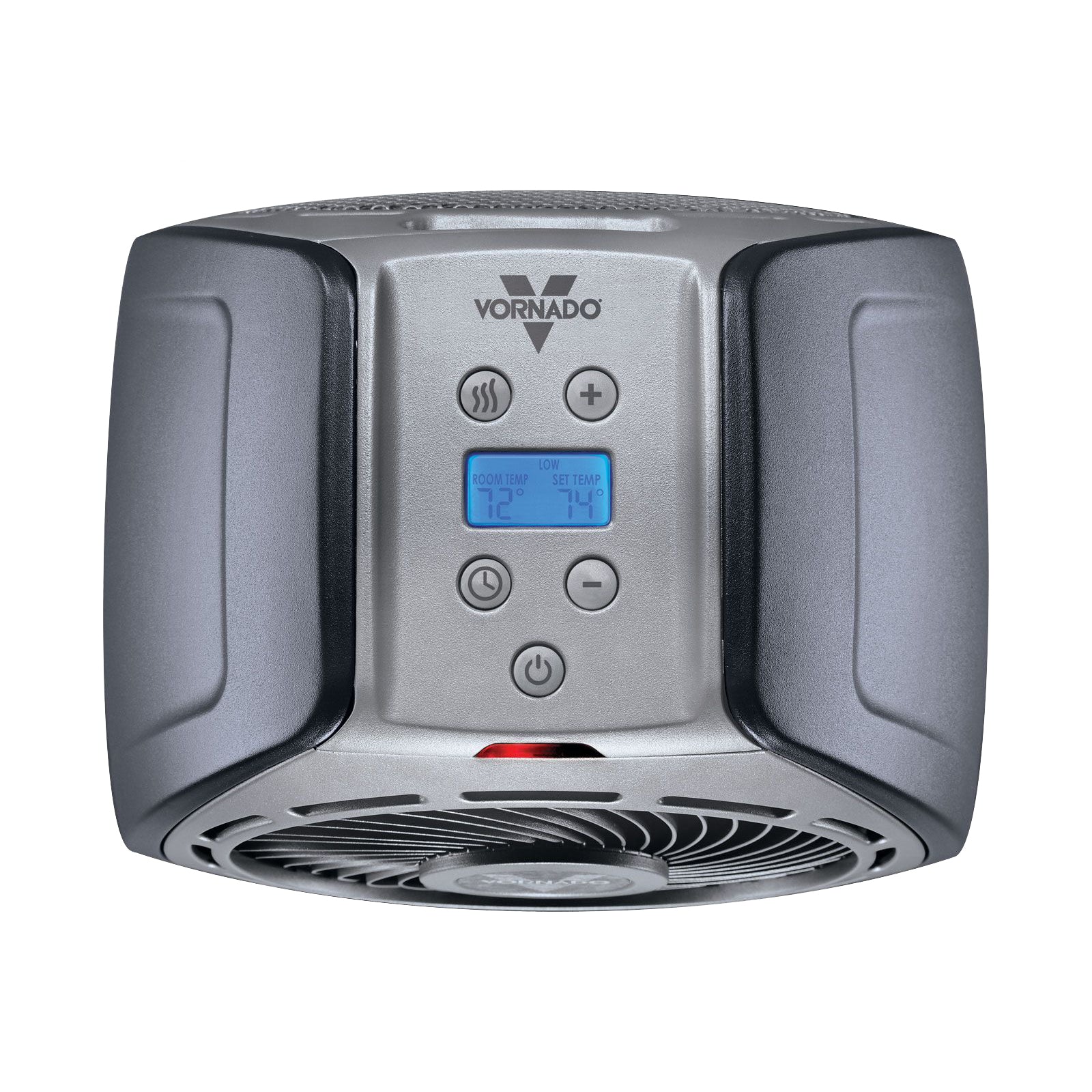Vornado Whole Room Vortex Space Heater with Remote Control Timer Gray (Open Box)