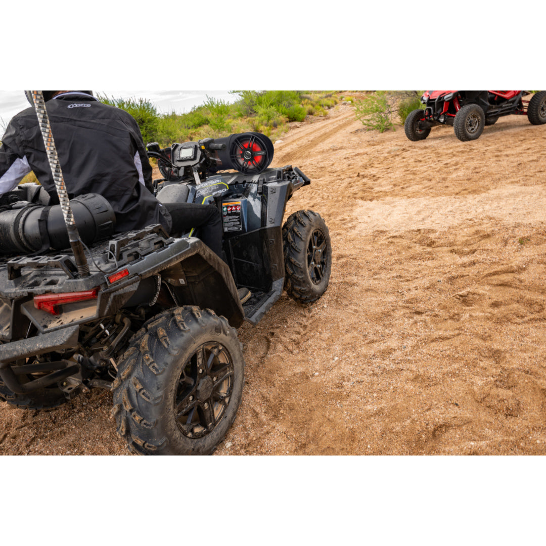 Soundstorm BTB8L 8 Inch 700W Bluetooth Amplified Marine UTV ATV Speaker (4 Pack)