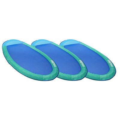 SwimWays Spring Float Recliner Water Summertime Relaxation Lounge Seat (3 Pack)