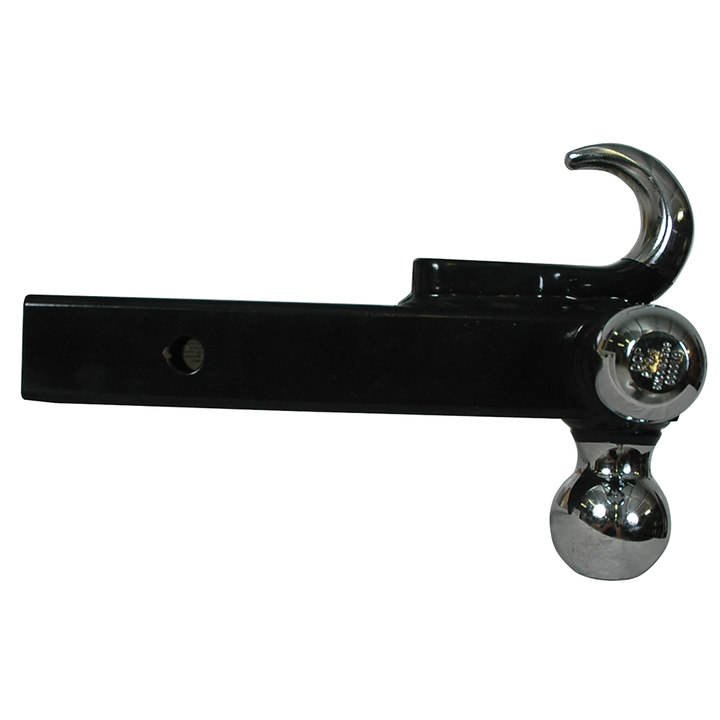 Reese Towpower 7031400 Tri-Ball Trailer Hitch Ball Mount w/ Heavy Duty Tow Hook - VMInnovations