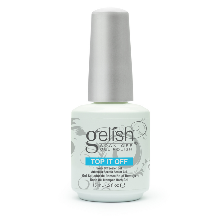 Gelish Full Size Gel Nail Polish Soak Off Remover and Cleanser Basic Care Kit