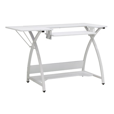 Sew Ready Venus Sewing Machine Craft Hobby Table Computer Desk, White (Used)