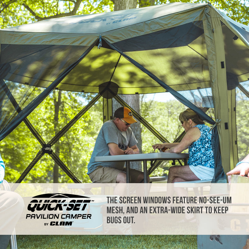 Clam Quickset Pavilion Camper  12 ½’ x 12 ½&