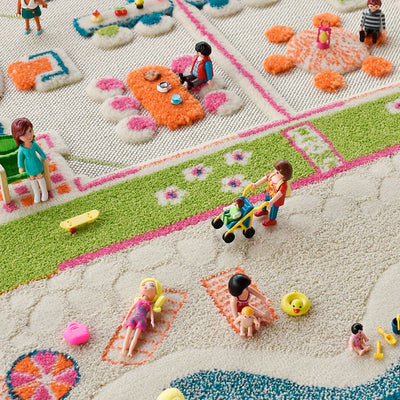 IVI 3D Play Carpet 59 x 39-inch Soft Beach House Floor Rug Mat for Kids, Medium - VMInnovations