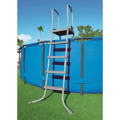 Bestway 52" Above Ground Swimming Pool Ladder with Cleaning Maintenance Kit
