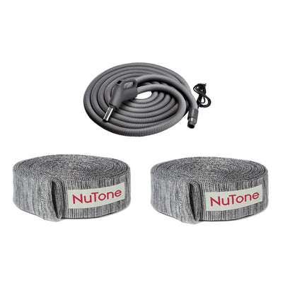 NuTone Universal Central 30' Vacuum Hose & Vacuum 30'-32' Sock Cover (2 Pack) - VMInnovations