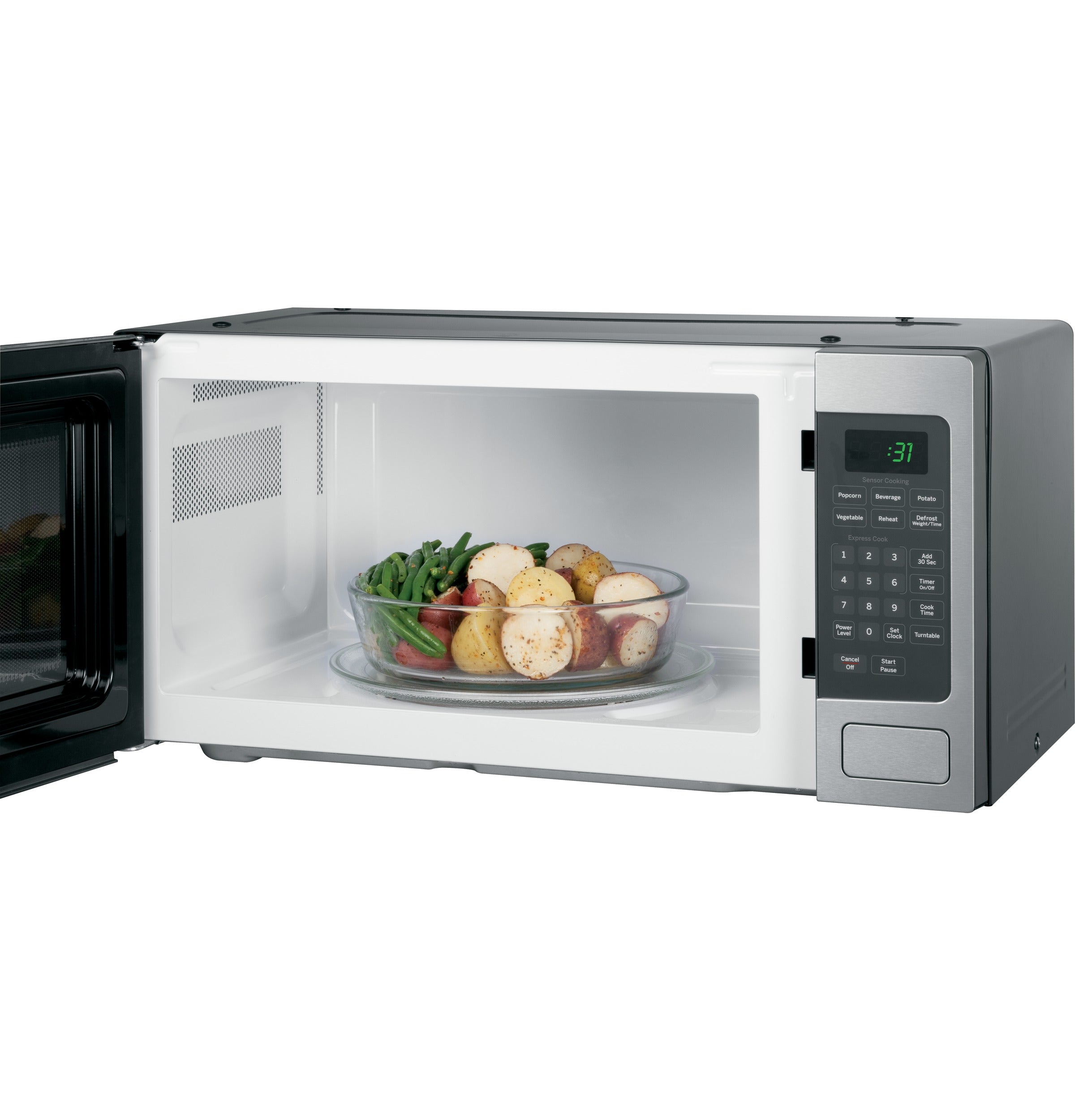 GE PEM31SFSS Profile 1.1 Cu. Ft. Countertop Microwave (Refurbished) (Used)