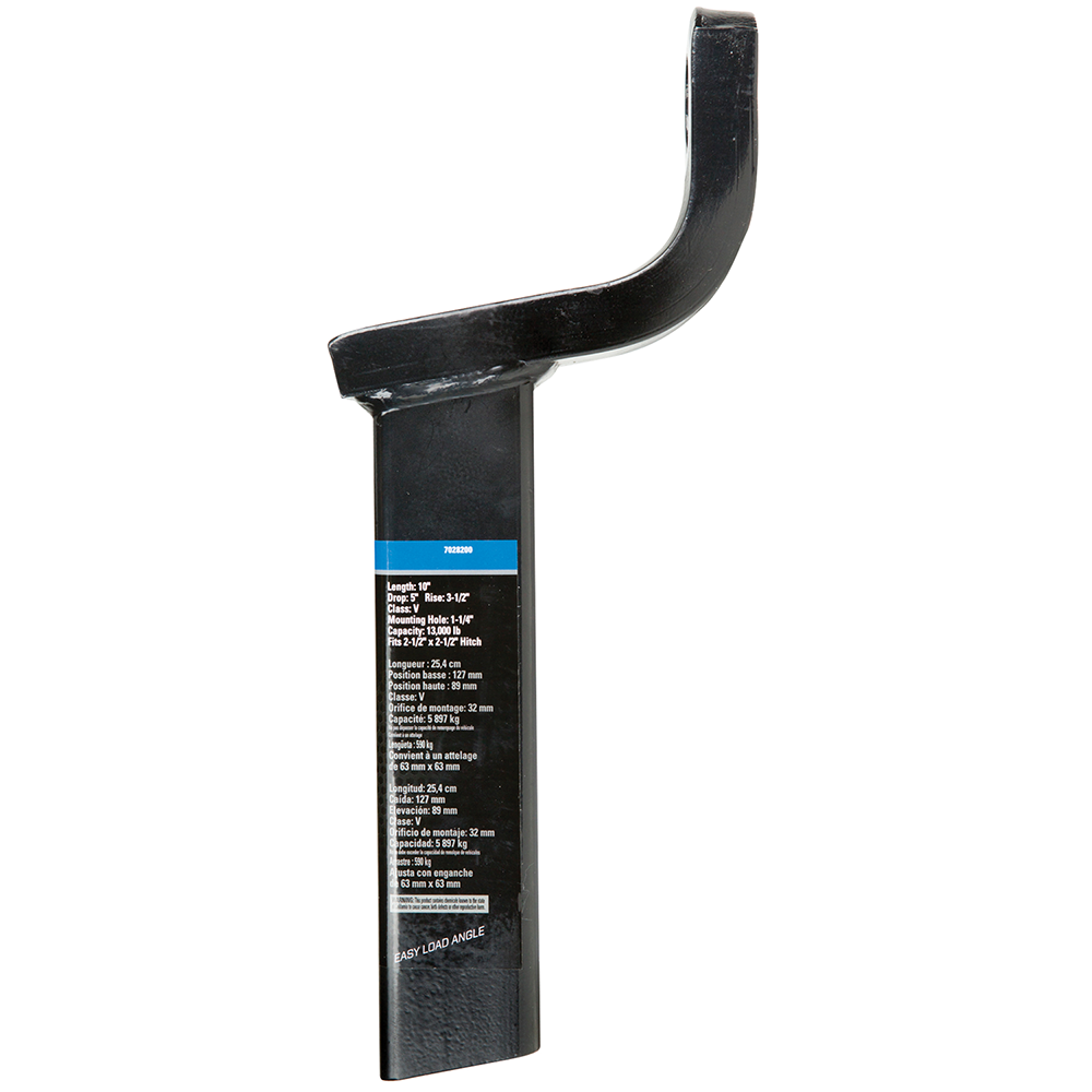 Reese Towpower 7028200 Heavy Duty Class V 5 Inch Drop Trailer Hitch Ball Mount - VMInnovations