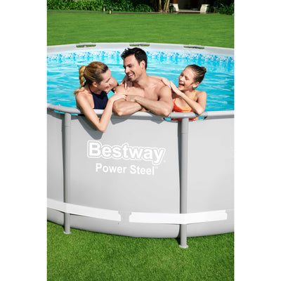 Bestway 16'x48" Power Steel Frame Above Ground Pool Set with Filter (Open Box)