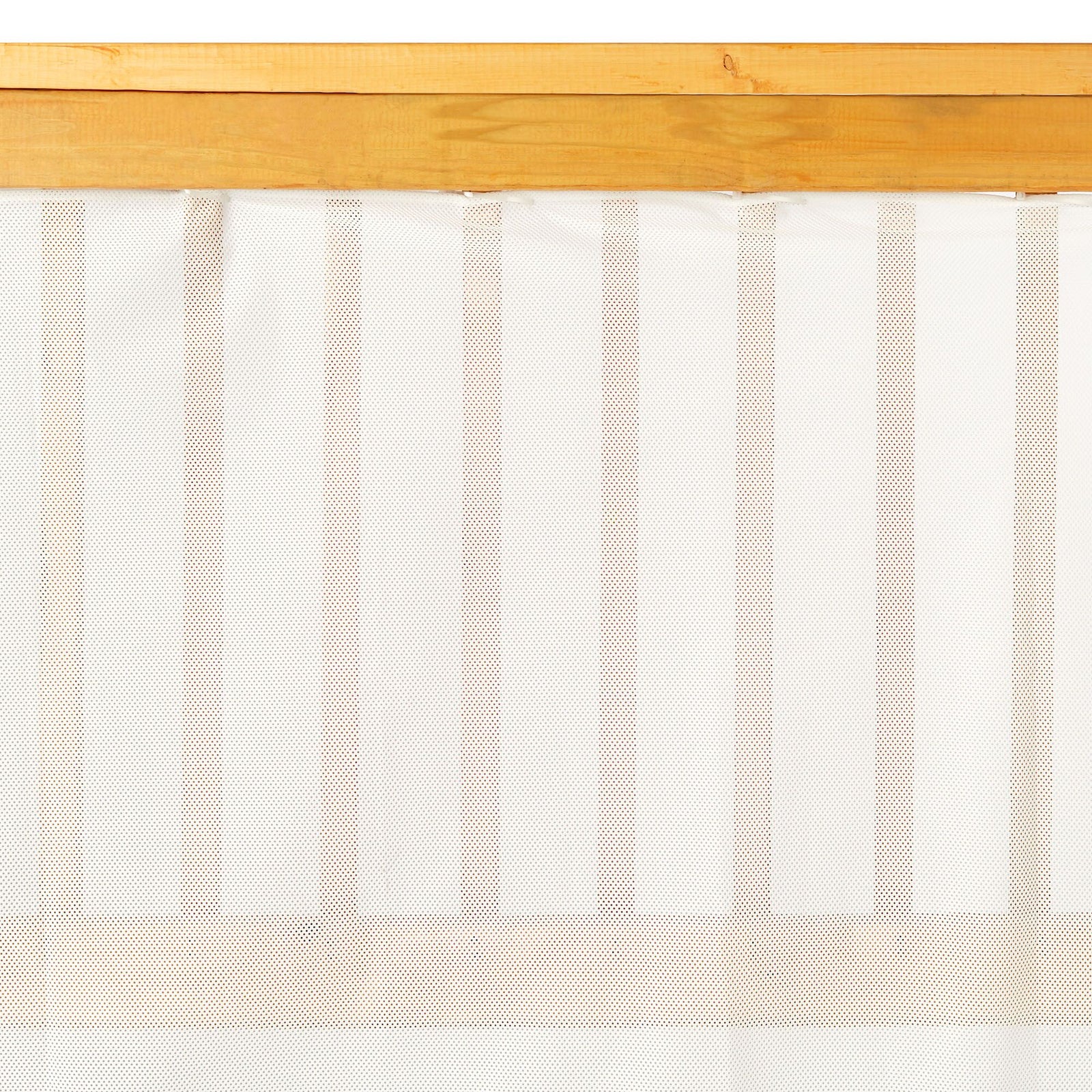 KidCo 15in Stretchy See-Through Mesh Protective Railing Guard, White (Open Box) - VMInnovations