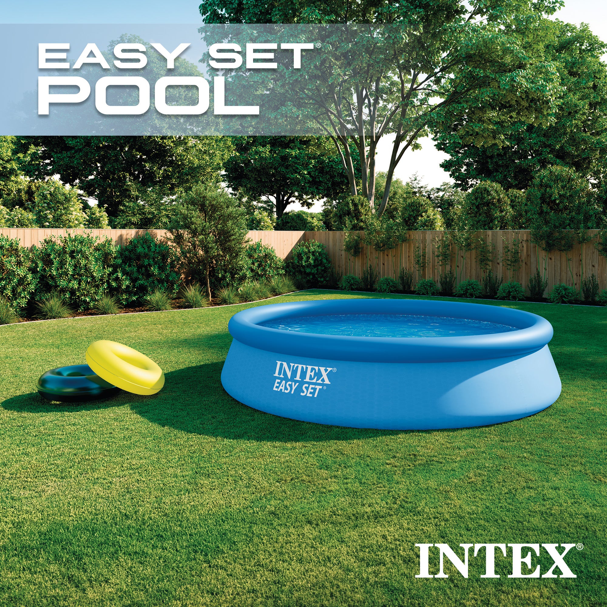 Intex 12' x 30" Easy Set Above Ground Swimming Pool & Pump (Open Box) (2 Pack)
