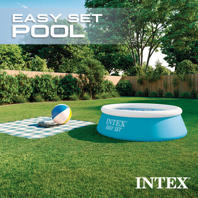 Intex 6ft x 20in Easy Set Inflatable Outdoor Kids Swimming Pool