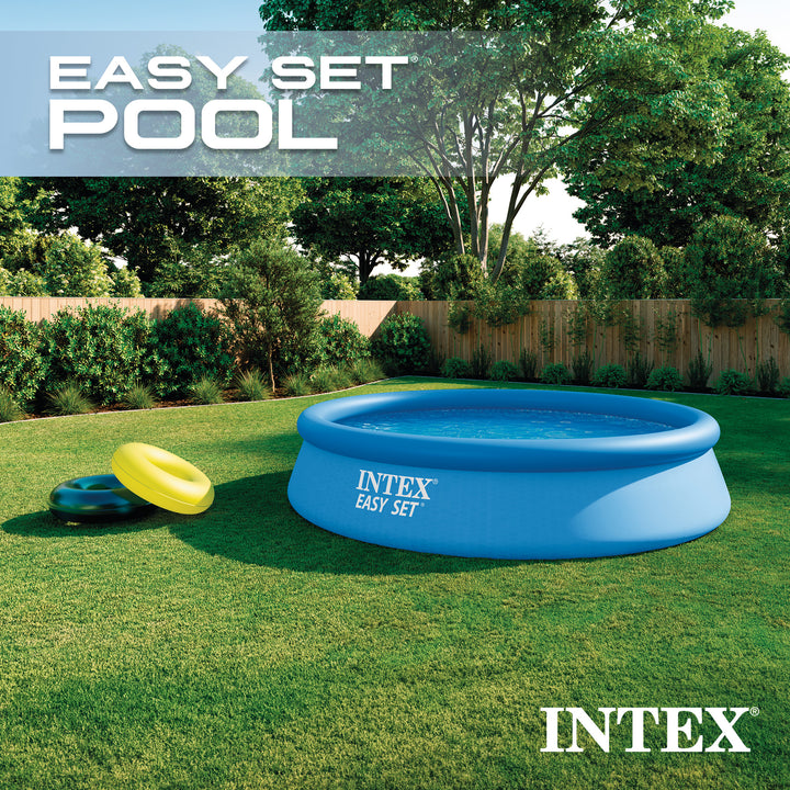 Intex 12' x 30" Easy Set Above Ground Swimming Pool & Pump | 28131EH (Open Box)