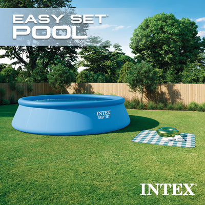 Intex 18' x 48" Inflatable Easy Set Above Ground Pool with Ladder & Pump (Used) - VMInnovations