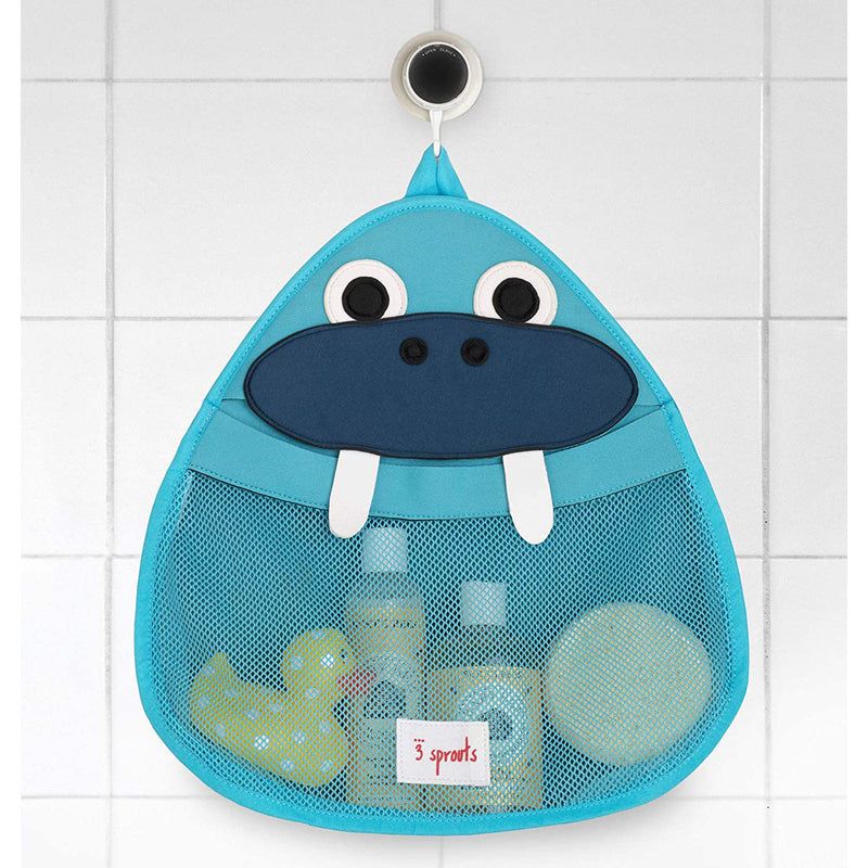 3 Sprouts Hanging Suctioned Cup Bath/Shower Storage Organizer, Walrus (Open Box)