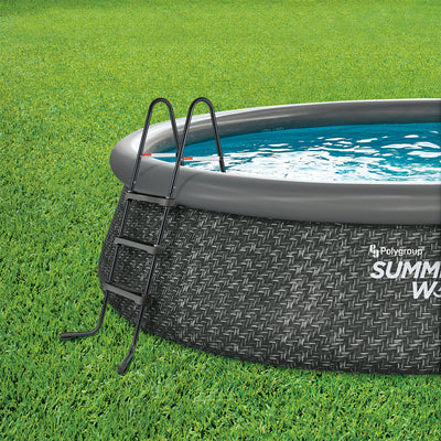 Summer Waves Quick Set Above Ground Swimming Pool w/ Pump and Ladder (Open Box) - VMInnovations