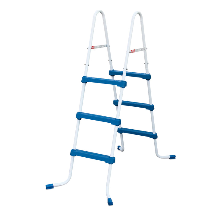 Summer Waves 36 Inch SureStep 3 Step Outdoor Above Ground Pool Ladder (Used)