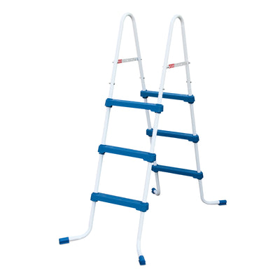 Summer Waves 36 Inch SureStep 3 Step Outdoor Above Ground Pool Ladder (Used) - VMInnovations