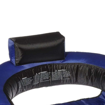 Swimline Inflatable Nylon Covered Swimming Pool U-Seat Chair Float (3 Pack) - VMInnovations