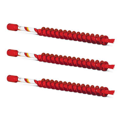 Earthquake 2" Auger Fishtail Point Replaceable Post Hole Digger Bit (3 Pack)