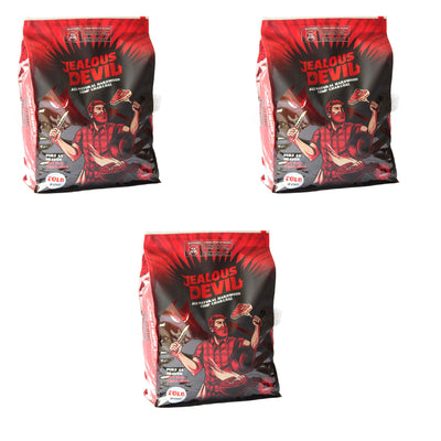 Jealous Devil 100 Percent Natural Hardwood Wood Lump Grill Charcoal, 20 Lbs (3)