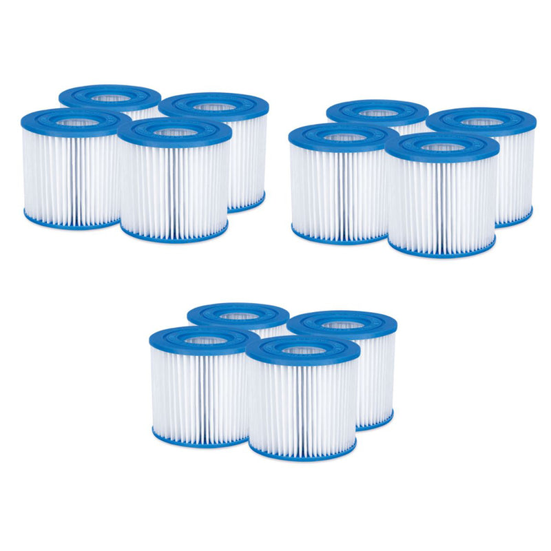 Summer Waves P57000104 Replacement Type D Pool and Spa Filter Cartridge (12 Pk)
