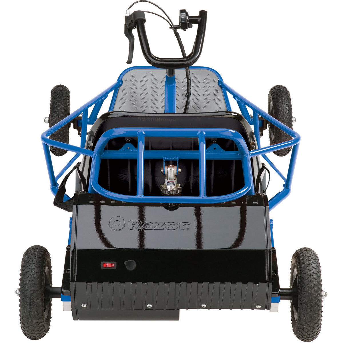 Razor Blue Kids Single Rider Electric Car Go Kart Dune Buggy & Red Dune Buggy
