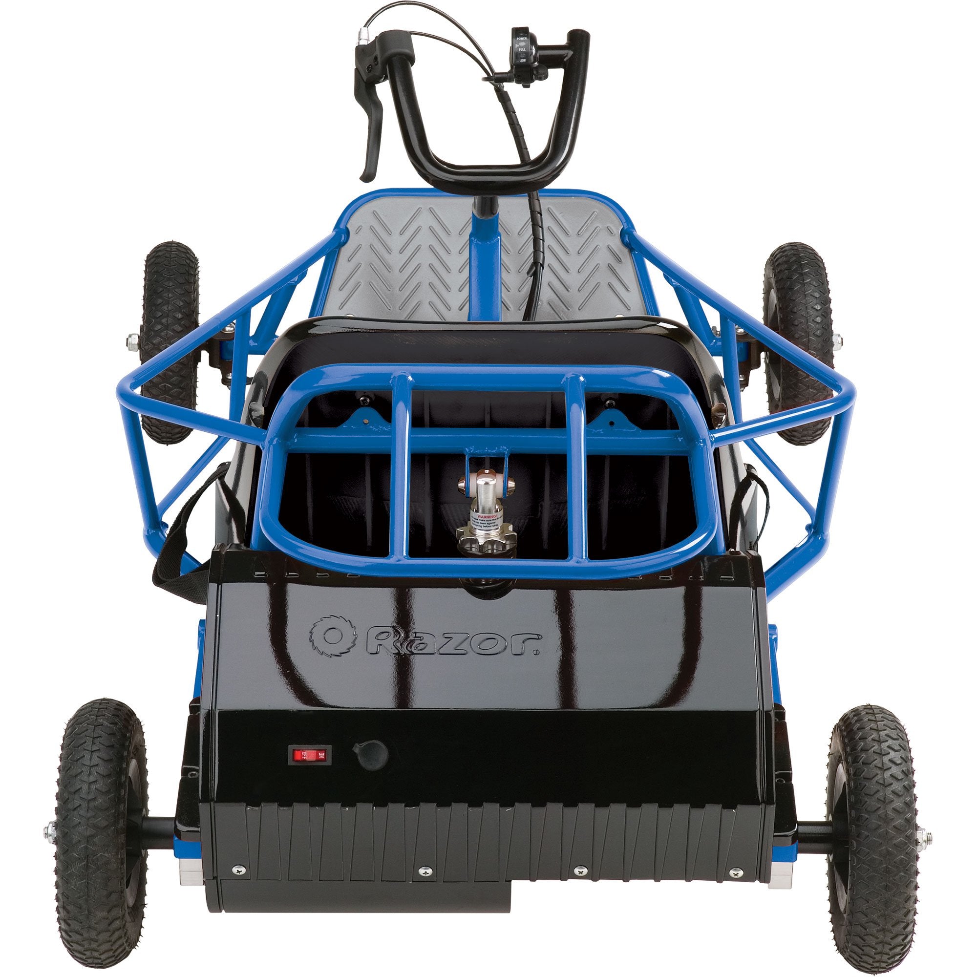 Razor Blue Kids Single Rider Electric Car Go Kart Dune Buggy & Red Dune Buggy