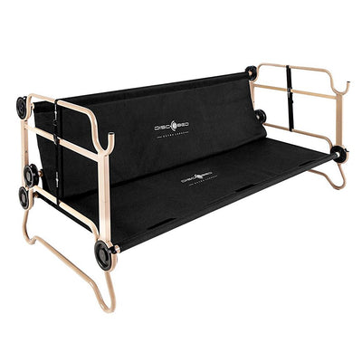 Disc-O-Bed Large Camping Cot w/ Organizers and 7-Inch Steel Leg Extensions