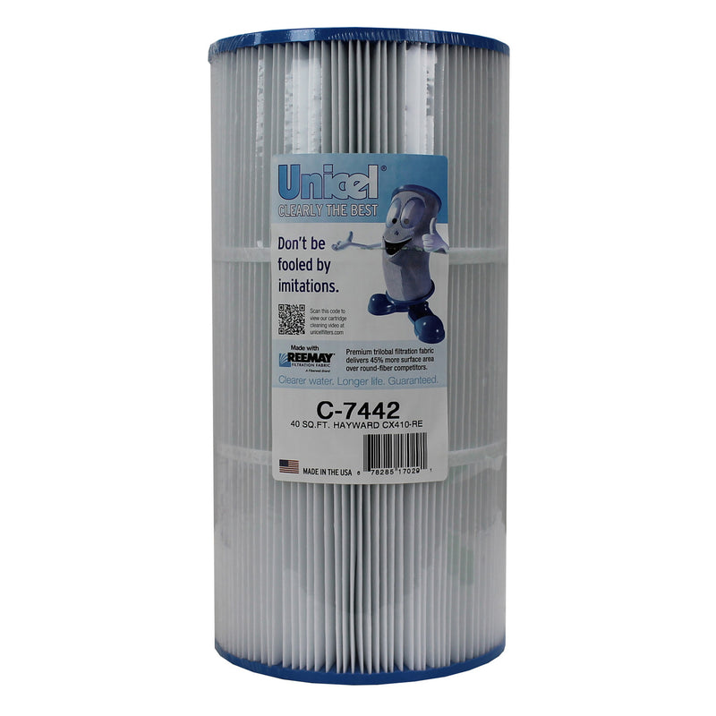 Unicel C-7442 Replacement 40 Sq Ft Swimming Pool Filter Cartridge, 120 Pleats