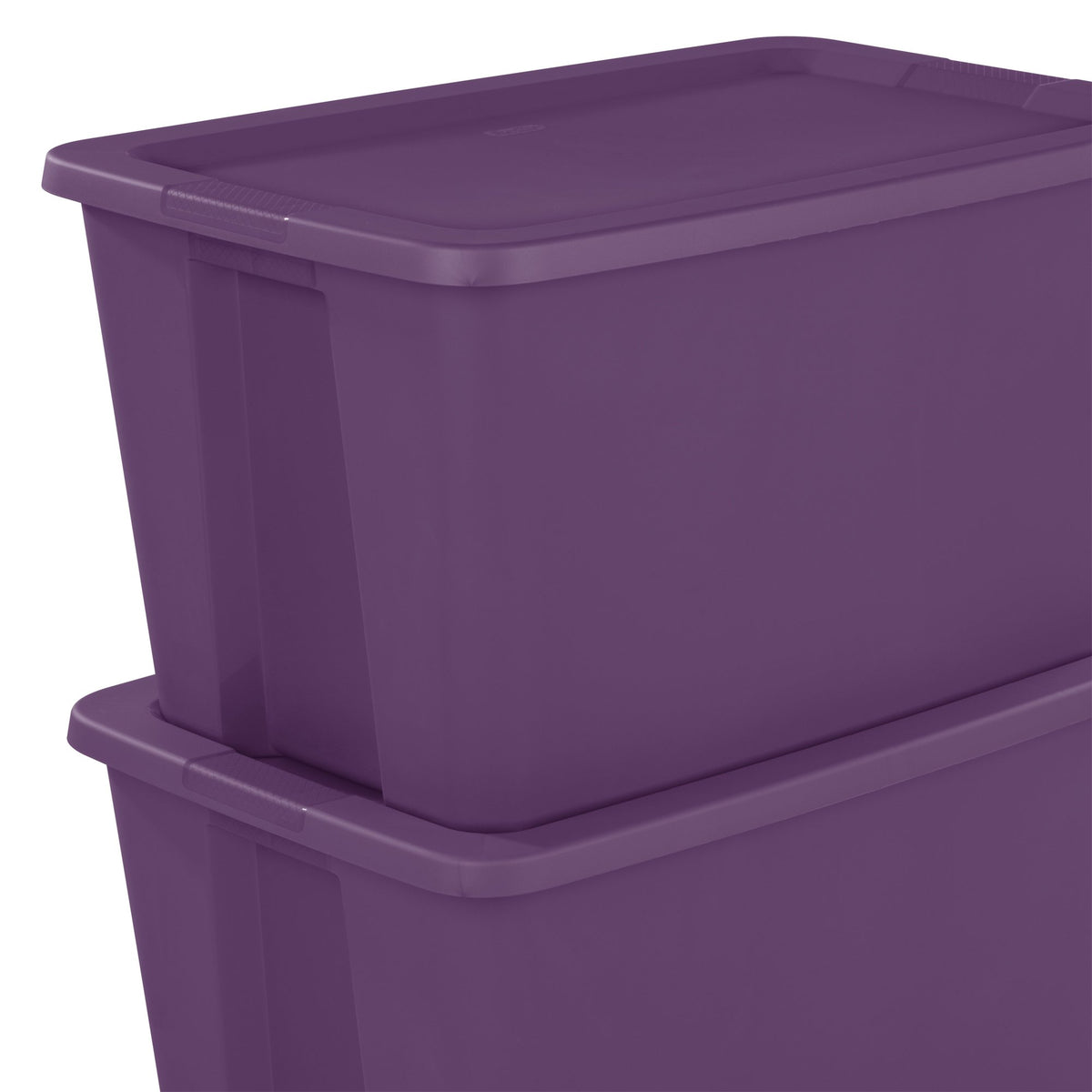 Sterilite Classic Lidded Stackable 30 Gallon Storage Tote Container, (6 Pack)