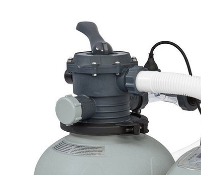 Sand Filter Above Ground Pools Bundled w/Pressure Side Vacuum Cleaner