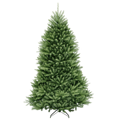 National Tree 7.5 Foot Dunhill Fir Hinged Christmas Tree and Stand (Used)