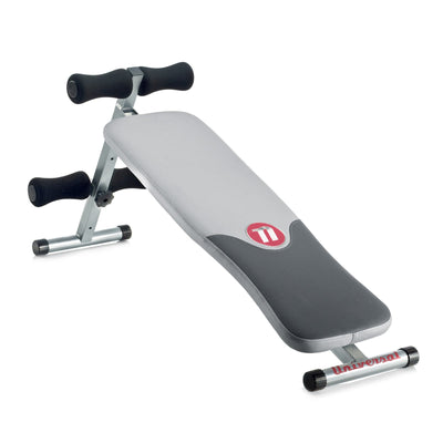 Universal UB100 Decline Exercise Fitness Bench with Dual Incline Positions, Gray