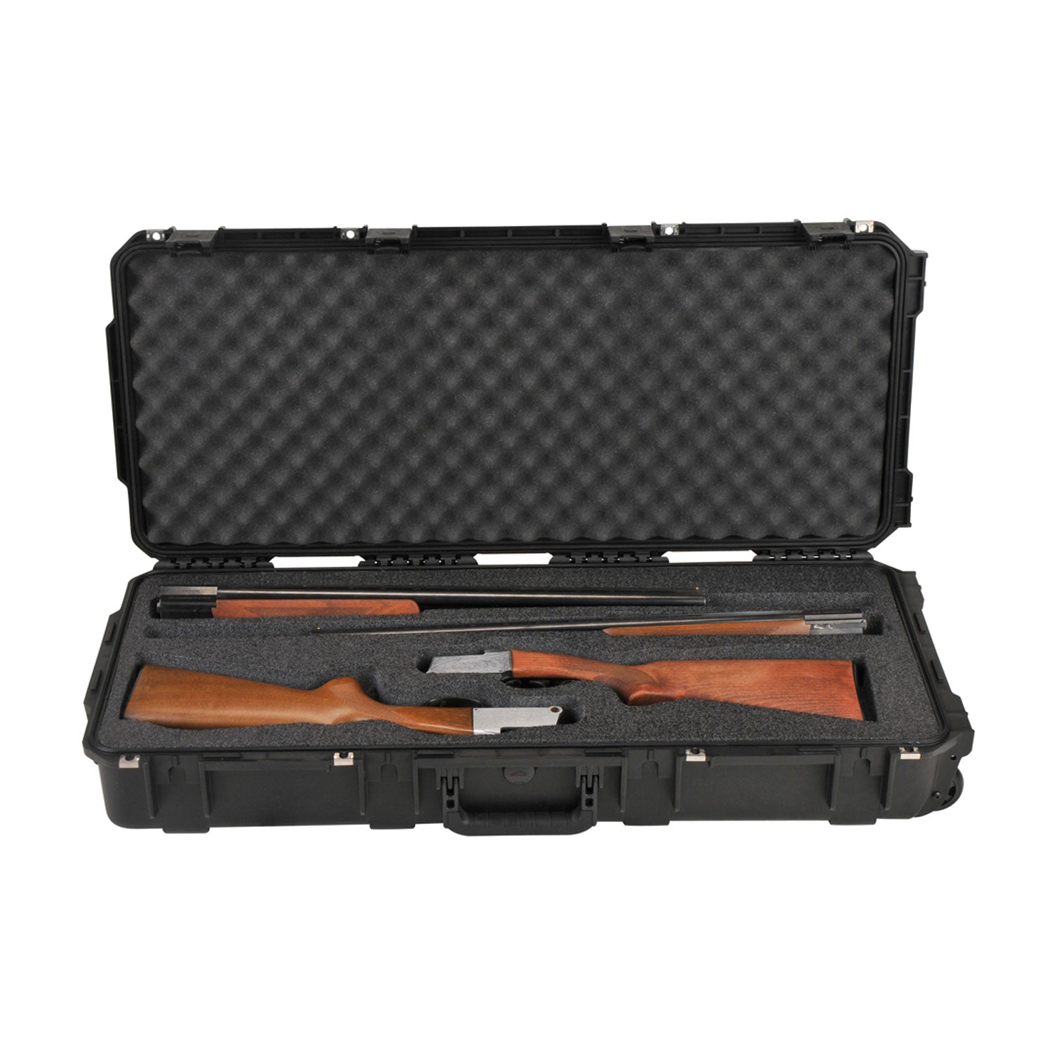 SKB Cases iSeries 3614 Hard Exterior Double Custom Breakdown Shotgun Case, Black - VMInnovations