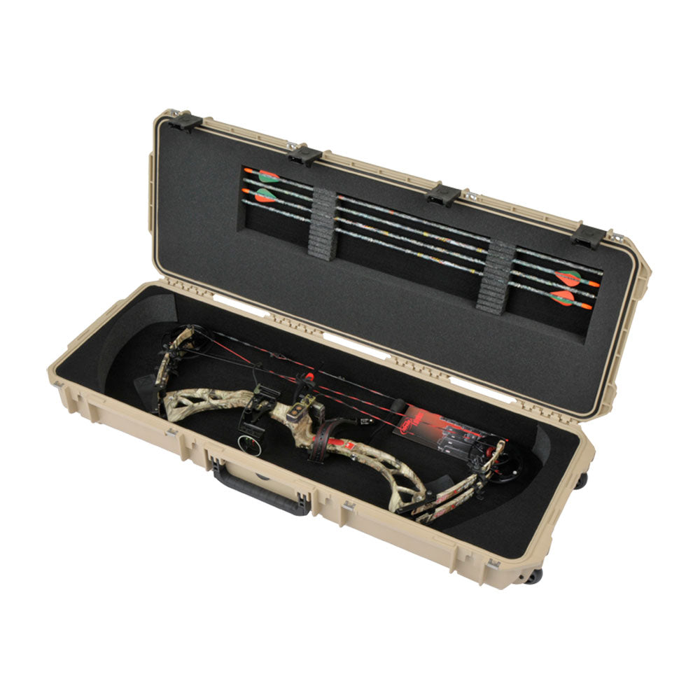 SKB Cases iSeries 4214 Hard Plastic Parallel Limb Bow Crossbow Case, Tan (Used) - VMInnovations