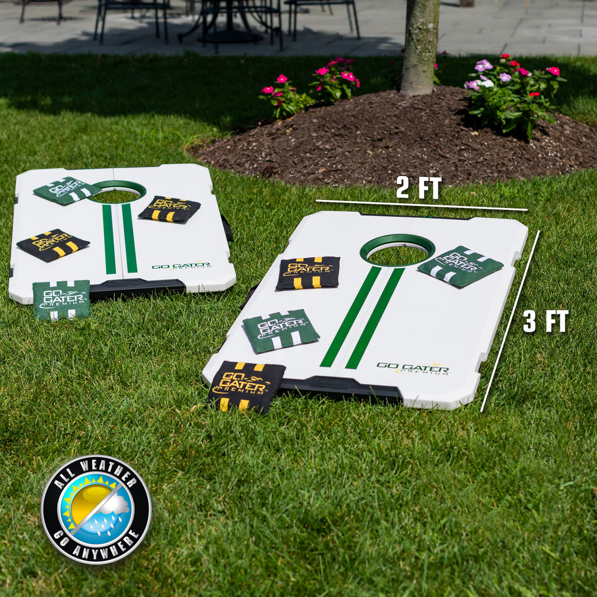 EastPoint Sports Go Gater Premium Family Portable Cornhole Bag Toss Game (Used)