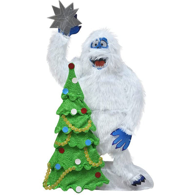 ProductWorks 32 Inch Bumble Christmas Tree Pre-Lit Yard Ornament Holiday Decor