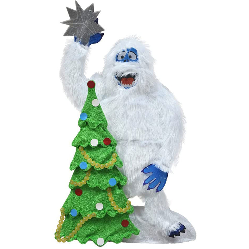 ProductWorks 32 Inch Bumble Christmas Tree Pre-Lit Yard Ornament Holiday Decor