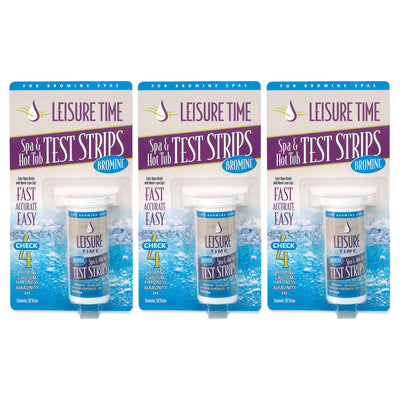 Leisure Time Spa & Hot Tub Bromine 4 way Test Strips, 50 count (3 Pack)